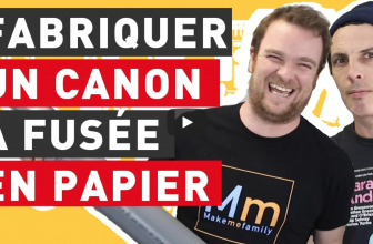 Fabriquer un canon à fusée en papier